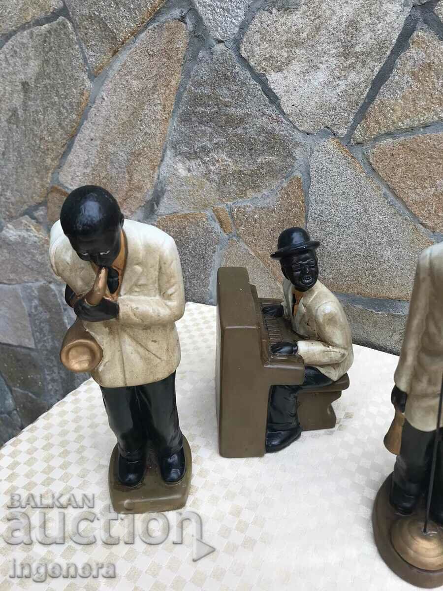 FIGURE CERAMIC PORCELAIN "ORCHESTRA" SET - 6 FIGURE CERAMIC PORCELAIN "ORCHESTRA" SET - 6