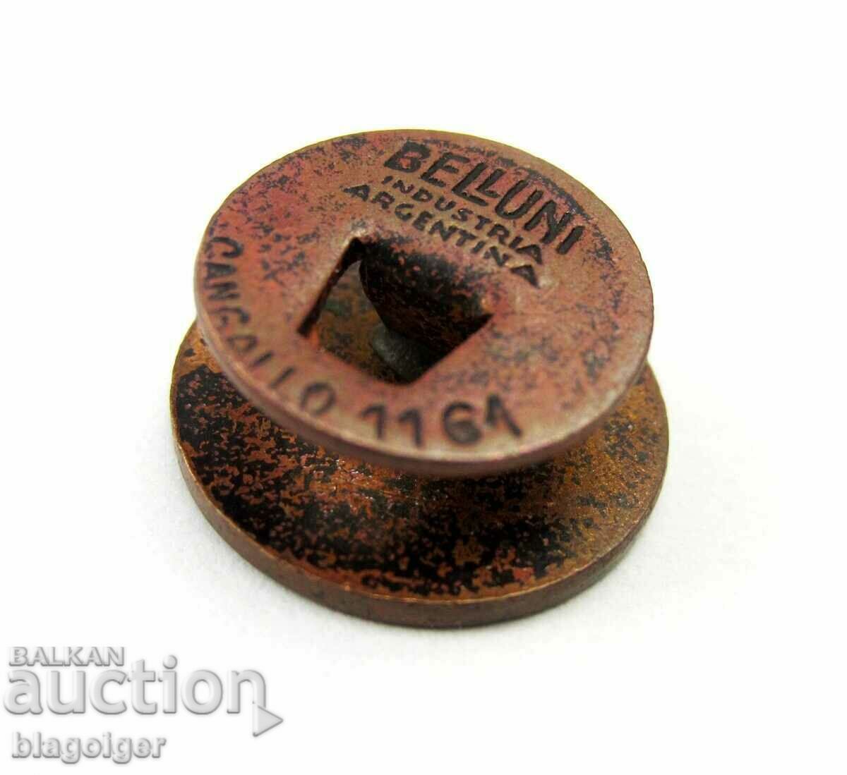 Auction  Rare Soccer Badge-Argentina-First Soccer Title-1921