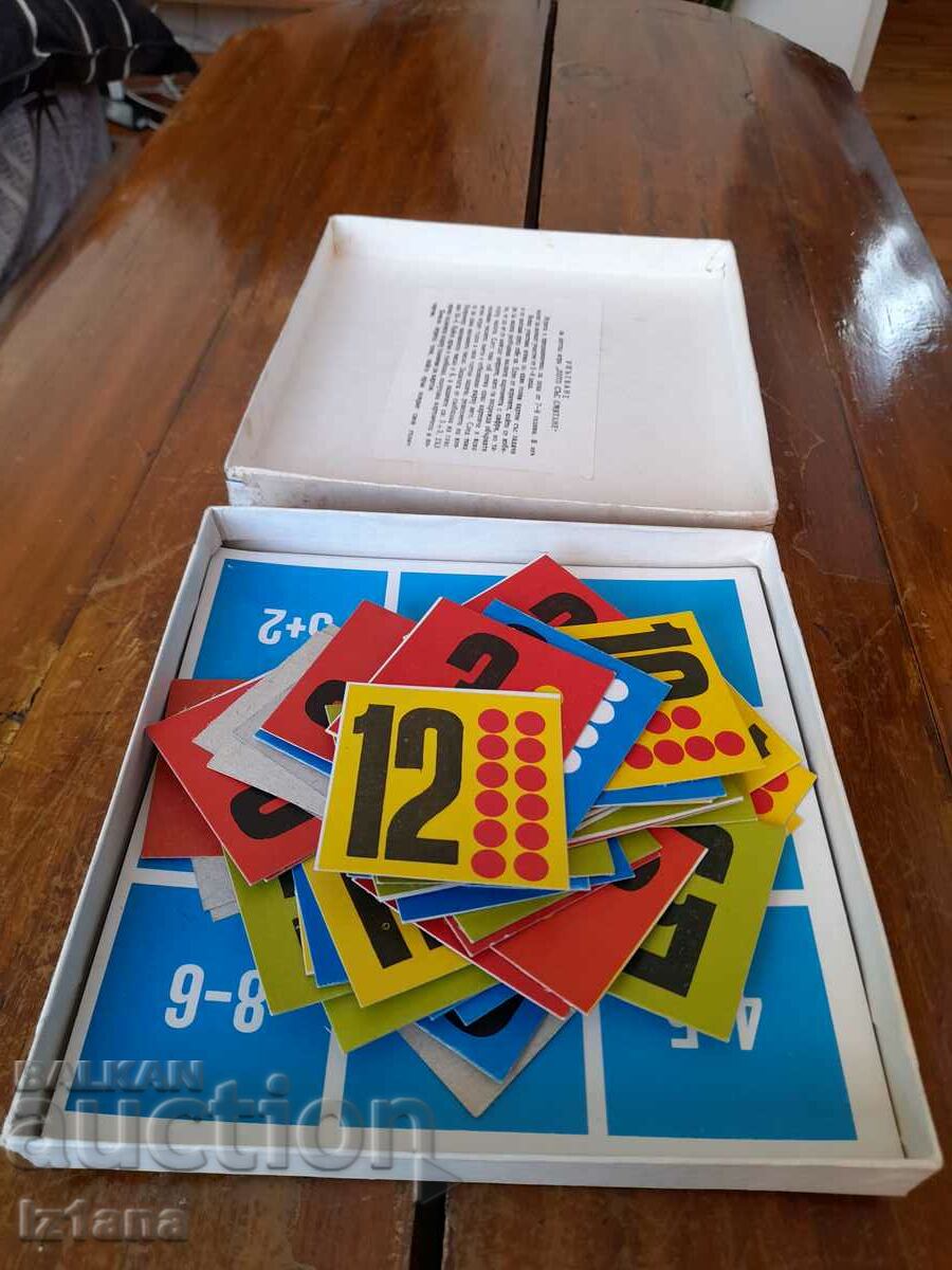 Old children's game Lotto with calculus with price 40.00 BGN | € 20.45 Old children's game Lotto with calculus with price 40.00 BGN | € 20.45