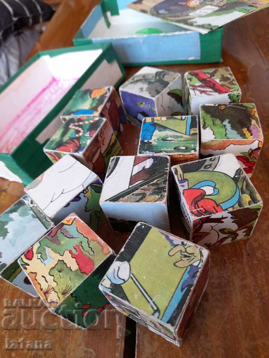 An old children's game with cubes - 5 An old children's game with cubes - 5