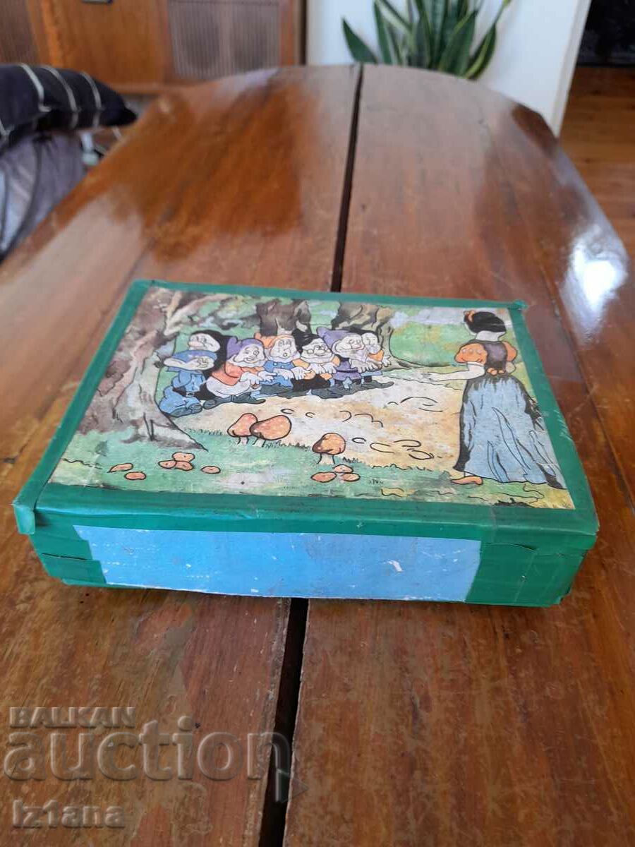 An old children's game with cubes