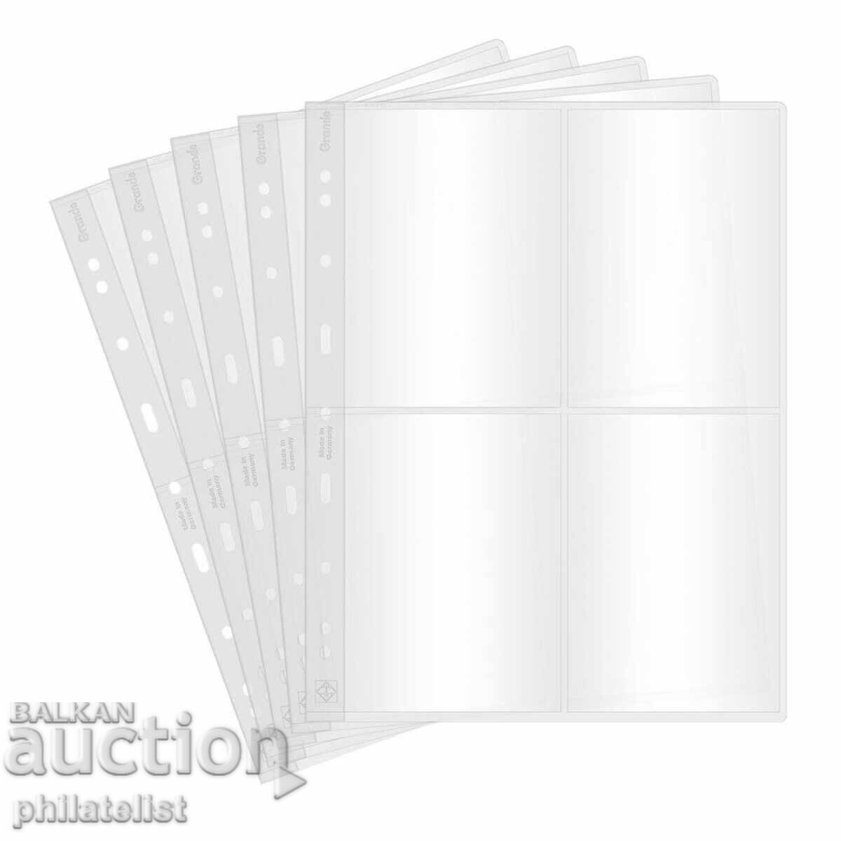 Grande- 2CT διαφανή φύλλα καρτών και τραπεζογραμμάτια 106x150 mm με τιμή 16.00 BGN | € 8.18 Grande- 2CT διαφανή φύλλα καρτών και τραπεζογραμμάτια 106x150 mm με τιμή 16.00 BGN | € 8.18