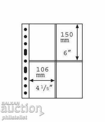 Grande- 2CT διαφανή φύλλα καρτών και τραπεζογραμμάτια 106x150 mm Grande- 2CT διαφανή φύλλα καρτών και τραπεζογραμμάτια 106x150 mm
