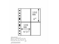 Grande- 2CT transparent card sheets and banknotes 106x150 mm