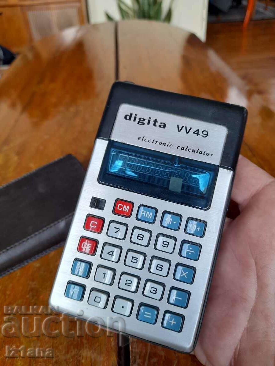 Old Digita VV49 calculator with price 35.00 BGN | € 17.90 Old Digita VV49 calculator with price 35.00 BGN | € 17.90