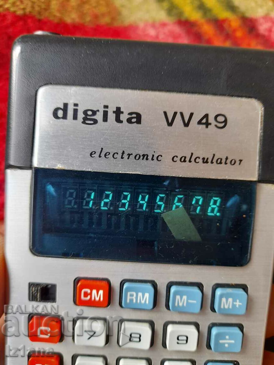 Old Digita VV49 calculator - 7 Old Digita VV49 calculator - 7