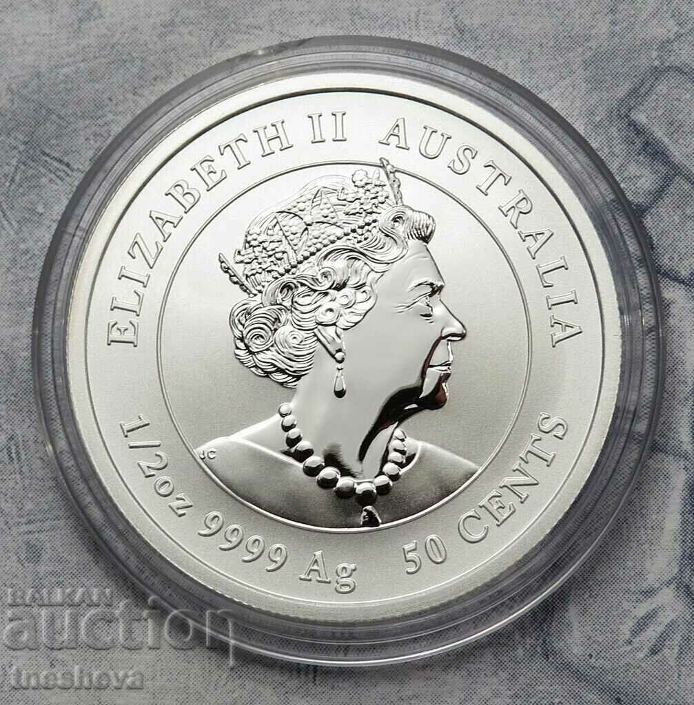 1/2 oz -2022 SILVER AUSTRALIA Year of the Tiger III SERIES with price 120.00 BGN | € 61.36
