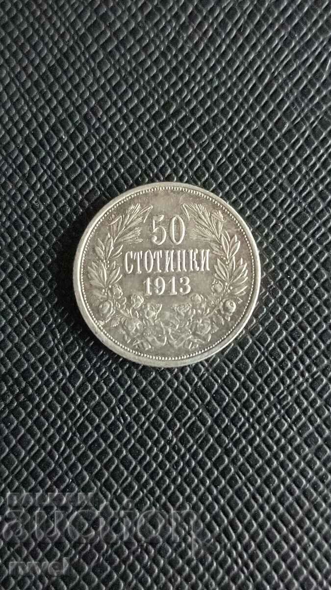 50 cents 1913