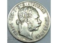 Austria 1 florin 1877 Franz Joseph argint