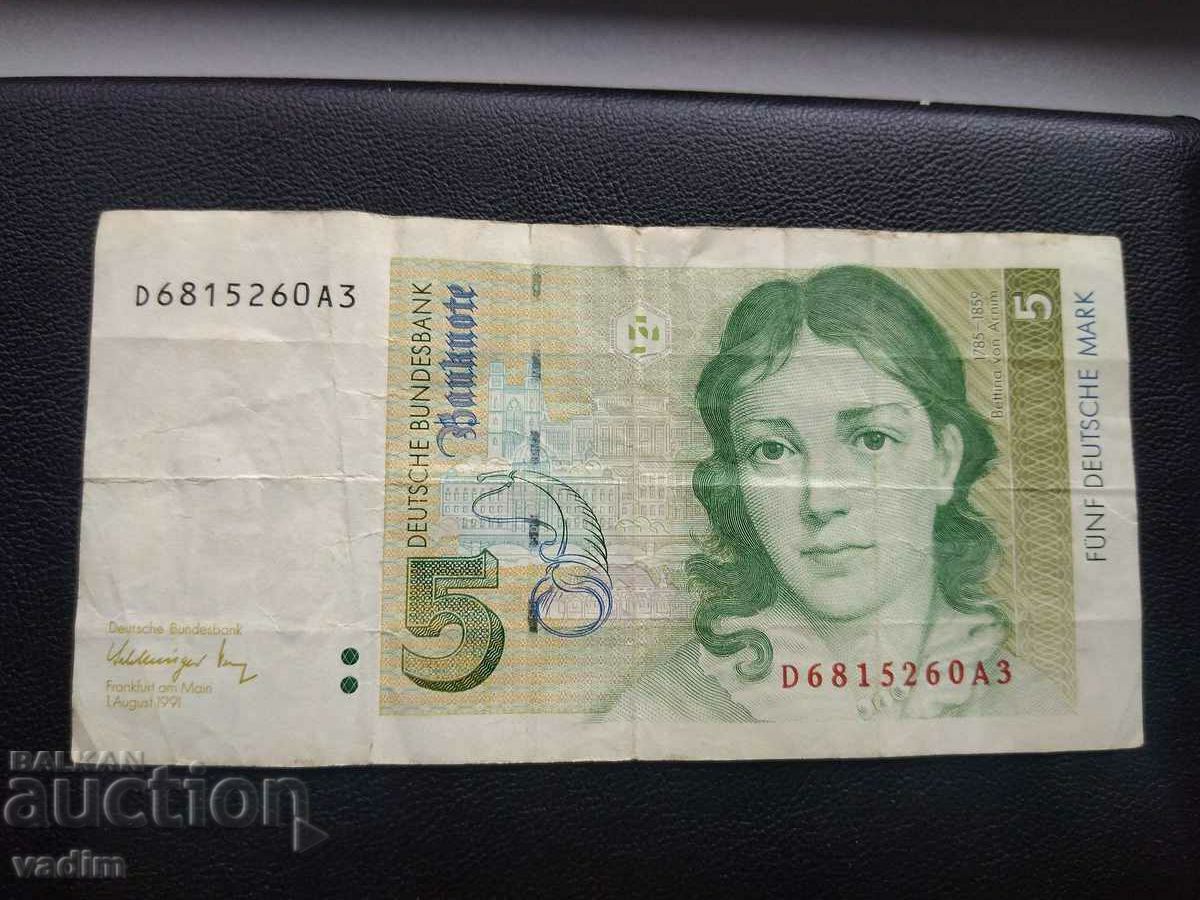 5 Deutsche Mark 5 Deutsche Mark