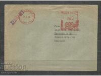 RARE traveled METER cover Poland to DDR 1964 year - A 1083