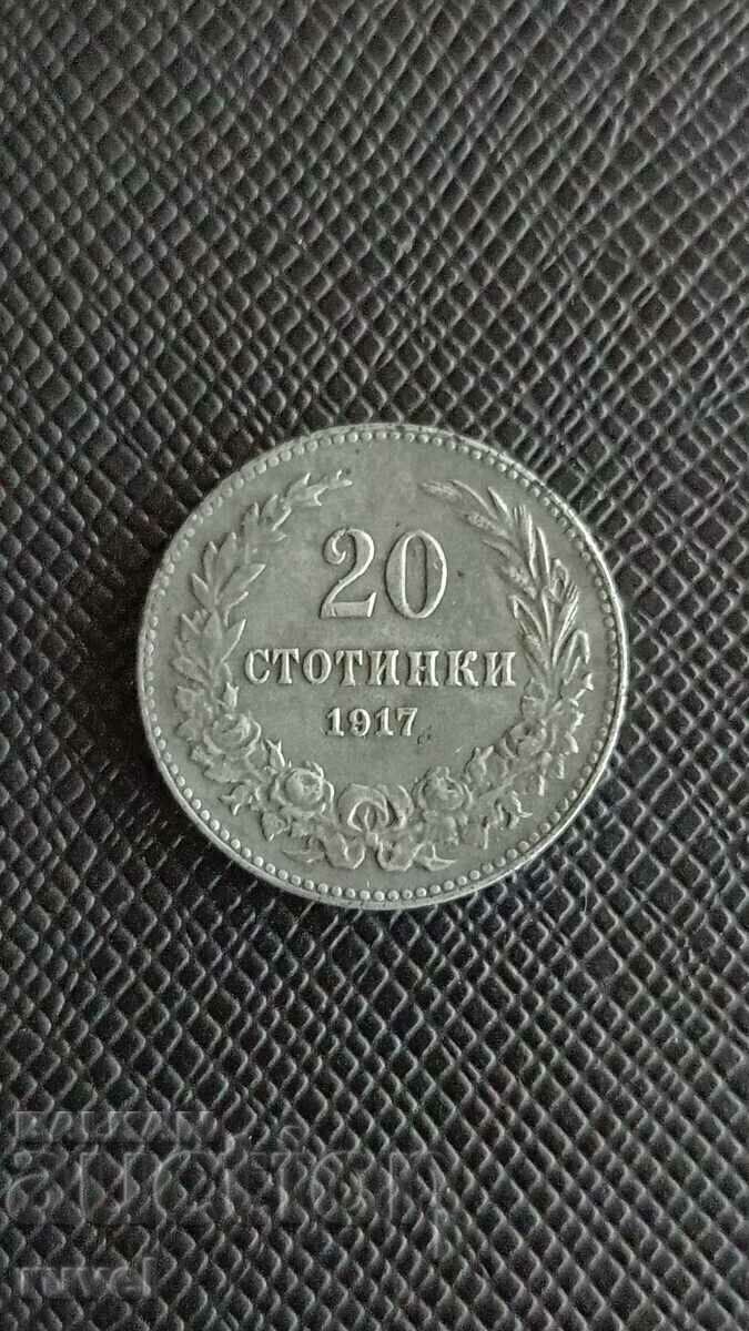 20 cents 1917