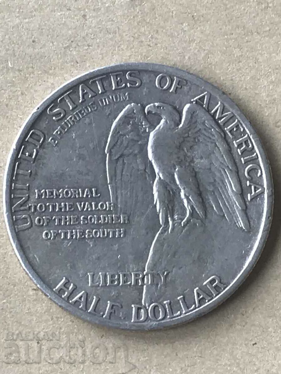 САЩ Америка 1/2 долар 1925 възпоменателна сребърна монета