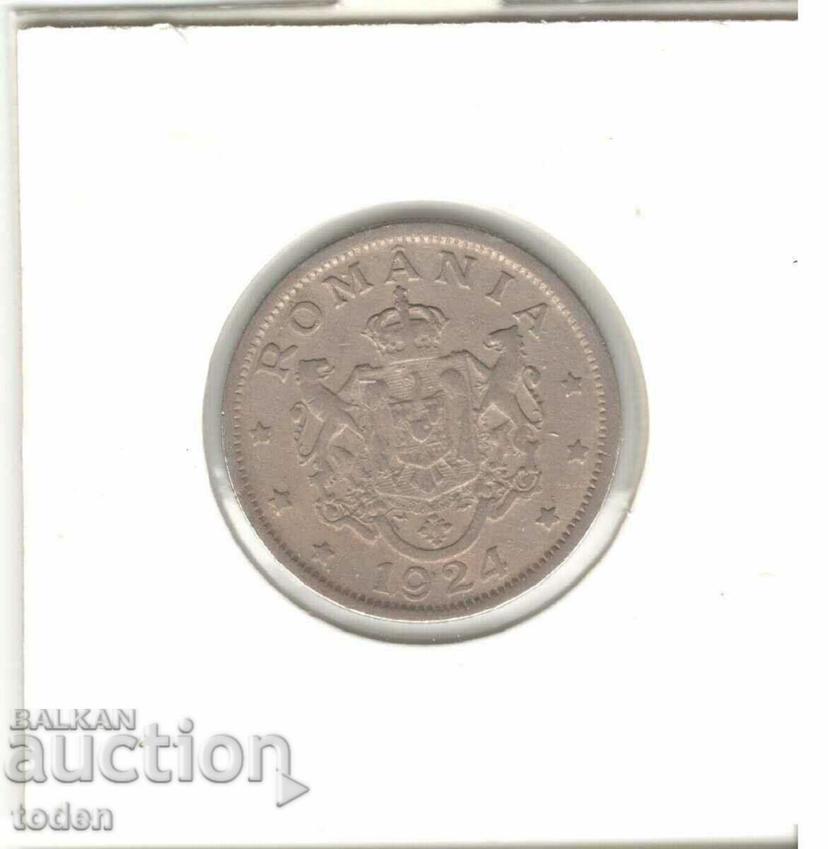 Livrarea Romania-2 Lei-1924-KM# 47-Ferdinand I