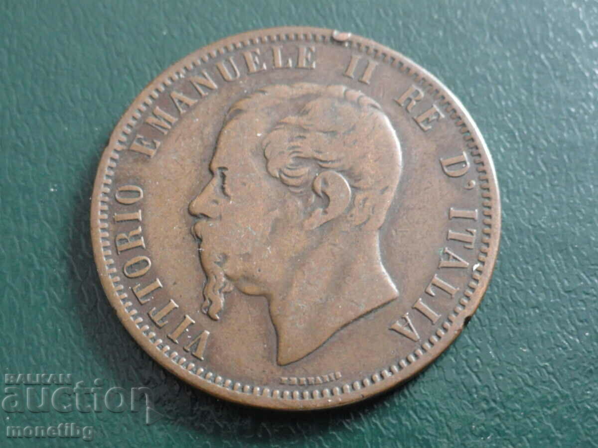 Italy 1866 - 10 centesimi (M) with price 7.00 BGN | € 3.58