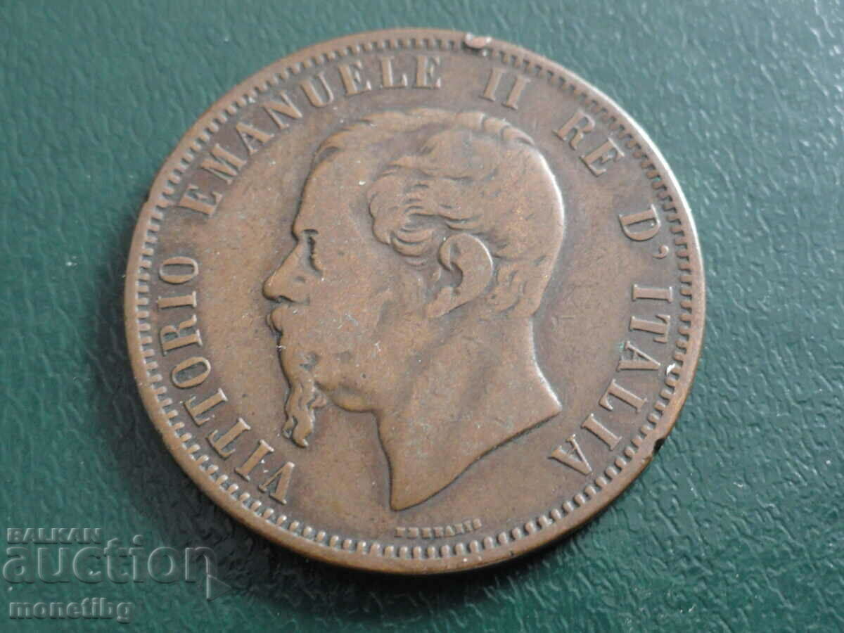 Italy 1866 - 10 centesimi (M) - 6