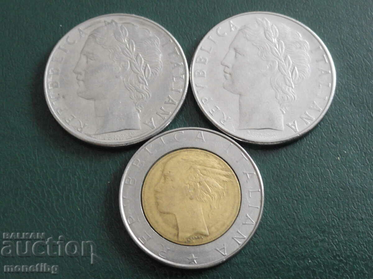 Италия 1977-87г. - Монети (3 броя) - 6