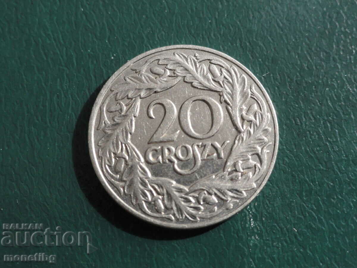 Полша 1923г. - 20 гроша - 6
