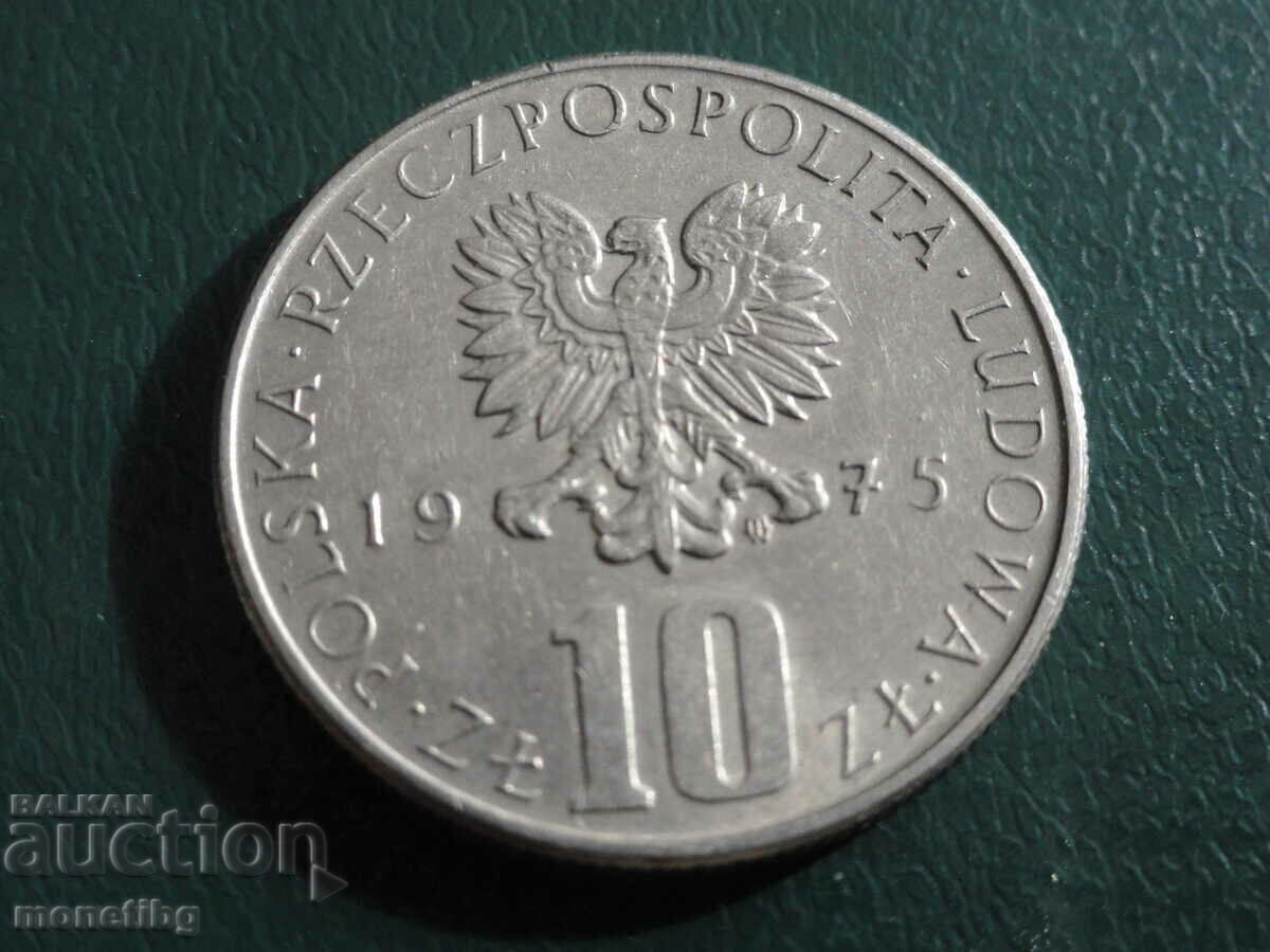 Delivery of Poland 1975 - 10 zlotys "Boleslaw Prus"