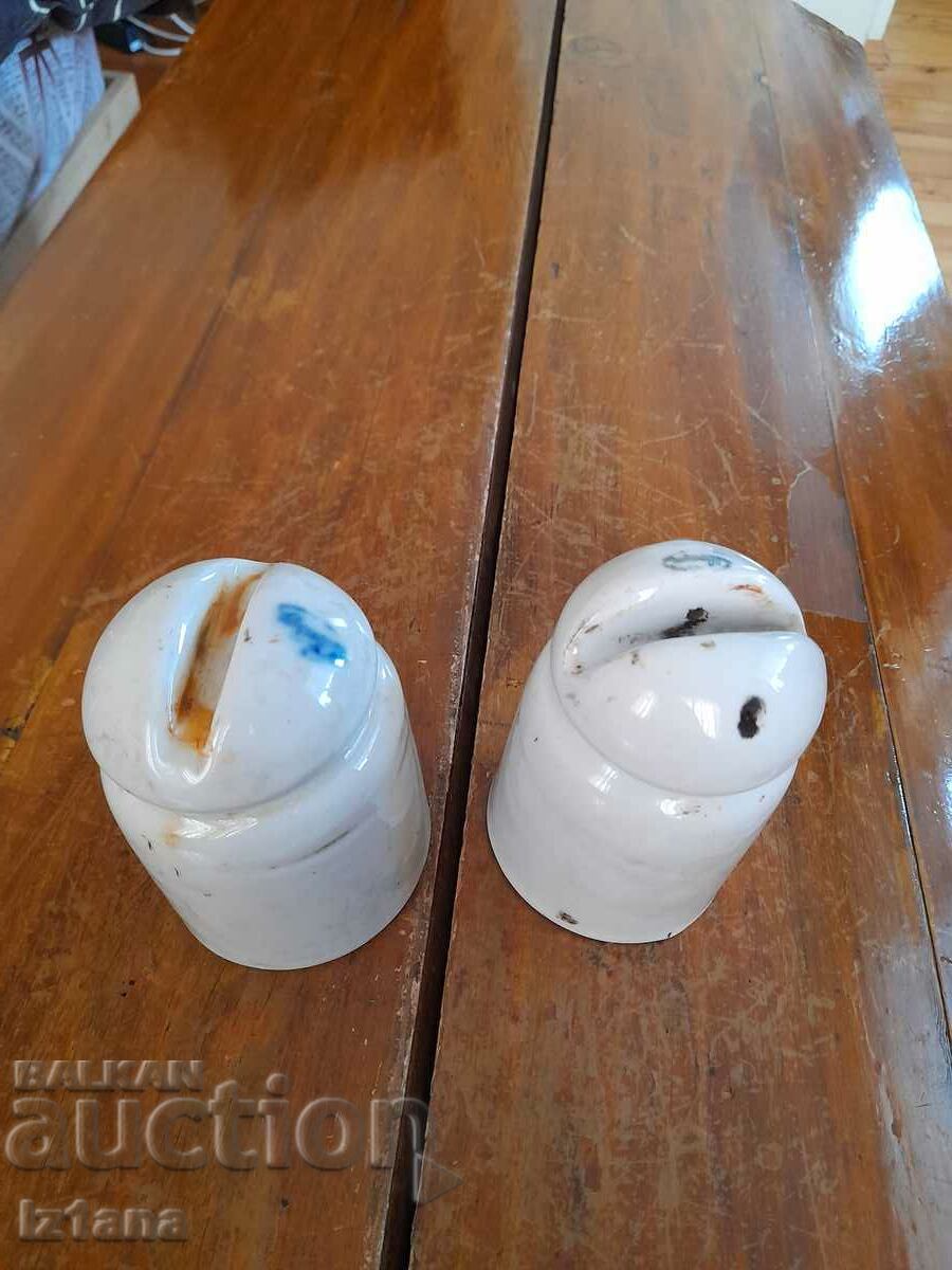 Auction Old porcelain insulator Auction Old porcelain insulator