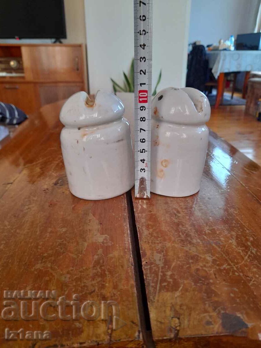Old porcelain insulator - 5 Old porcelain insulator - 5