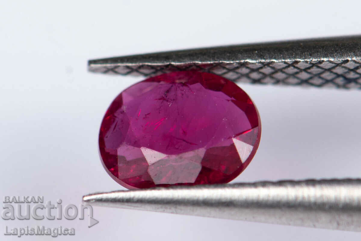 Ruby 0.34ct only heated oval cut #6