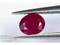 Ruby 0.52ct heat only oval cut #10