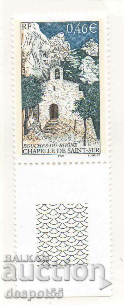 2002. France. Chapelle de Saint Serre.
