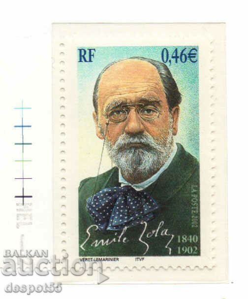 2002. France. The 100th anniversary of Emile Zola's death.