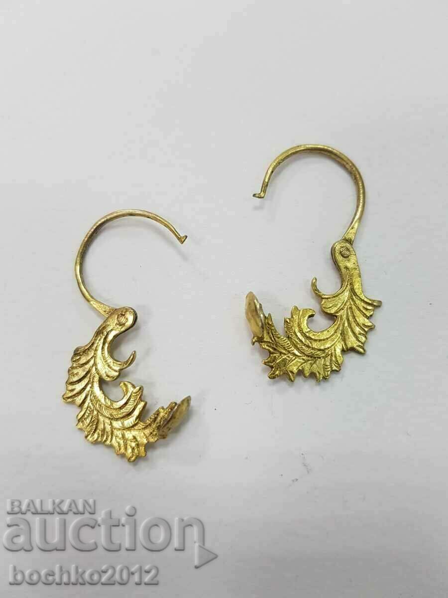 Delivery of Bulgarian renaissance earrings, arpalia with mercury gilding Delivery of Bulgarian renaissance earrings, arpalia with mercury gilding