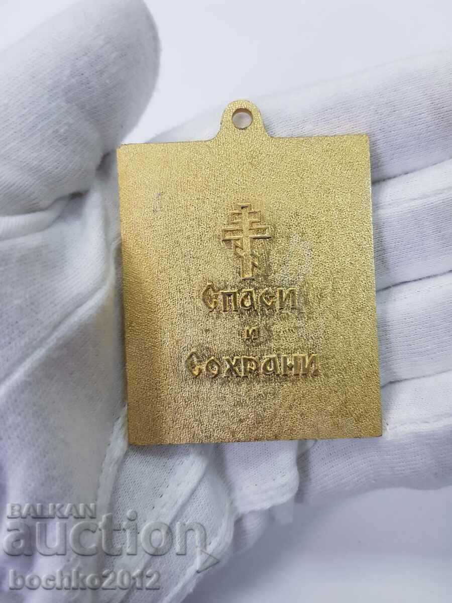 Collectable old Russian icon Jesus Christ 20 c. with price 45.00 BGN | € 23.01 Collectable old Russian icon Jesus Christ 20 c. with price 45.00 BGN | € 23.01