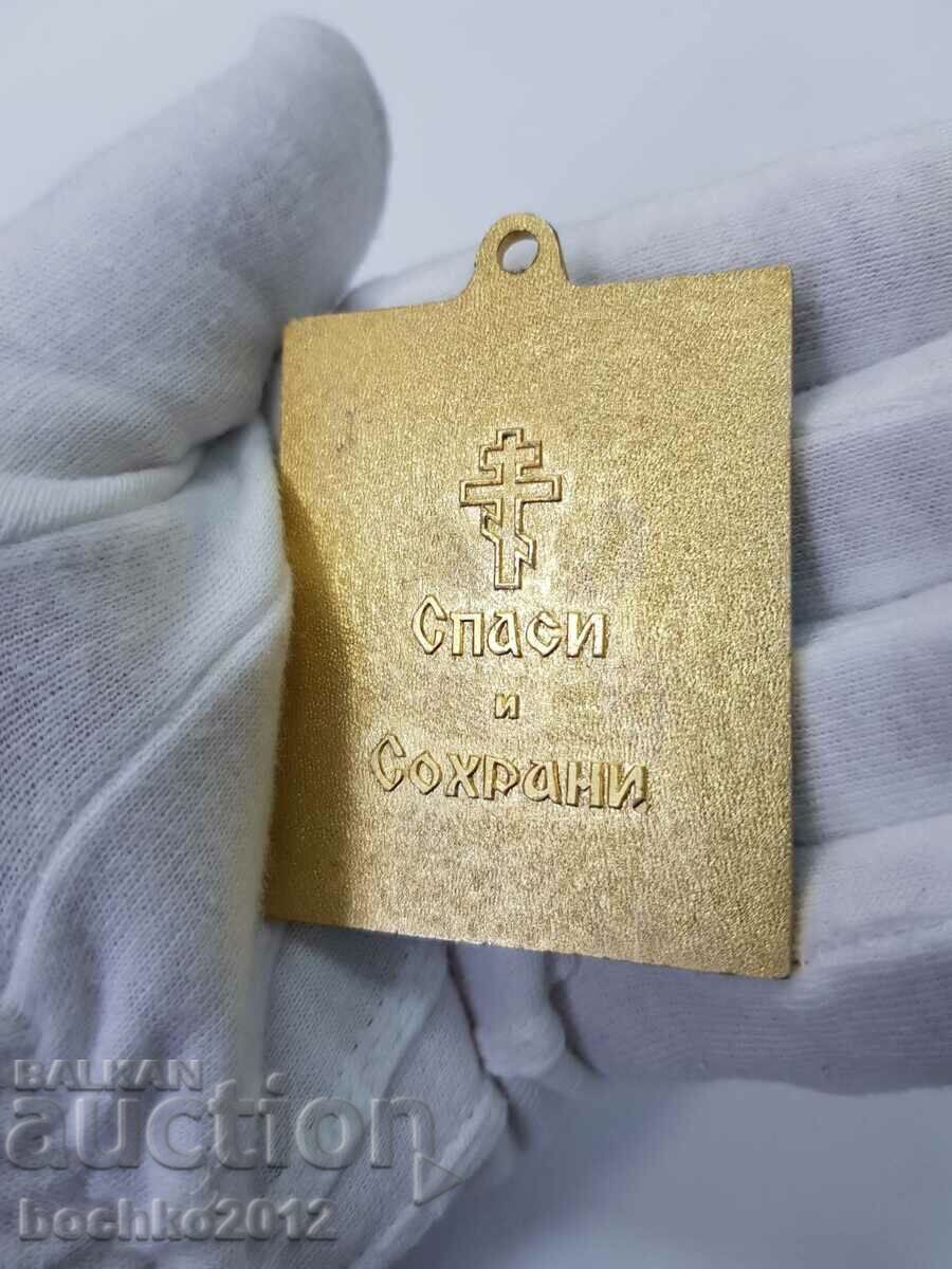 Icoană veche rusă de colecție Iisus Hristos 20 sec. - 5