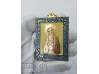 Collectable old Russian icon Jesus Christ 20c. St. Seraphim