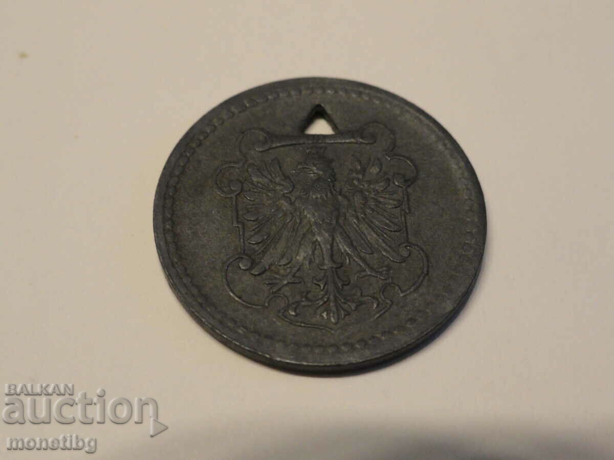 Germania 1917 - 10 Pfenning "Frankfurt pe Main"