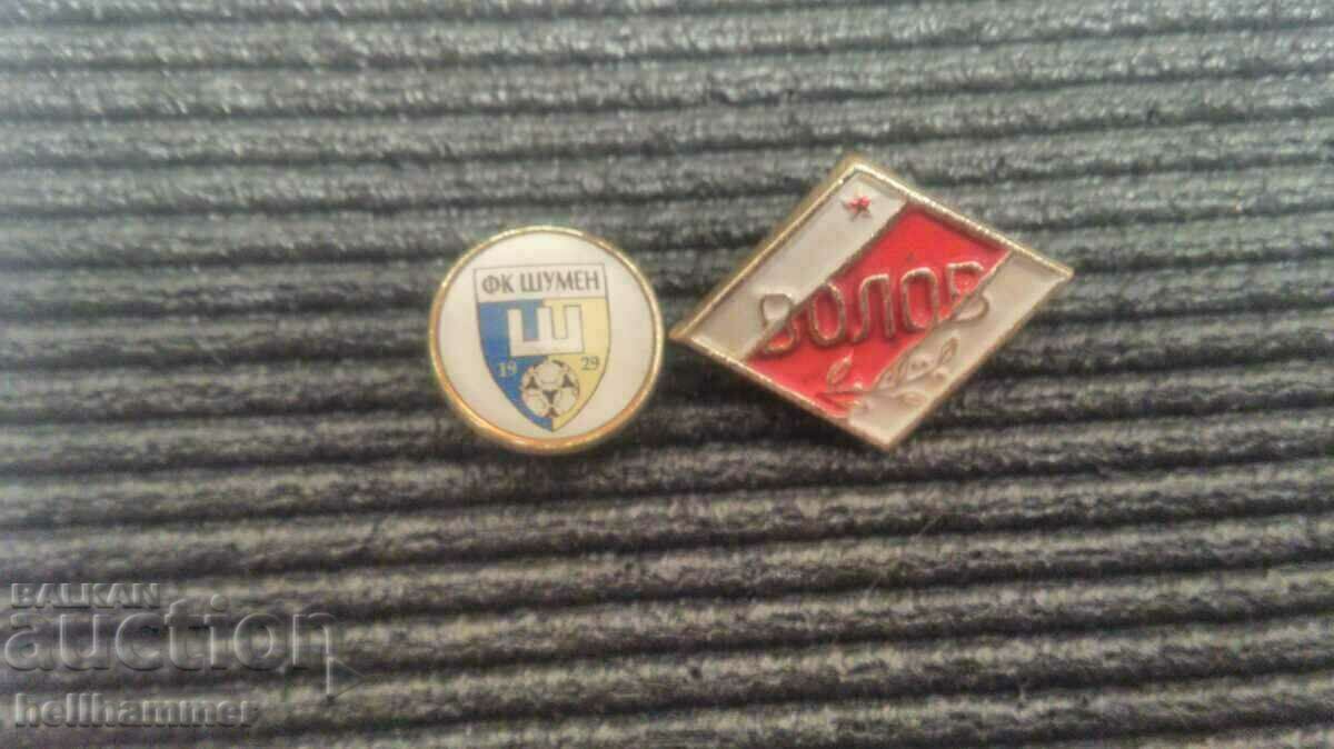 bg football badges/football badge "Volov" + FC Shumen" 1929