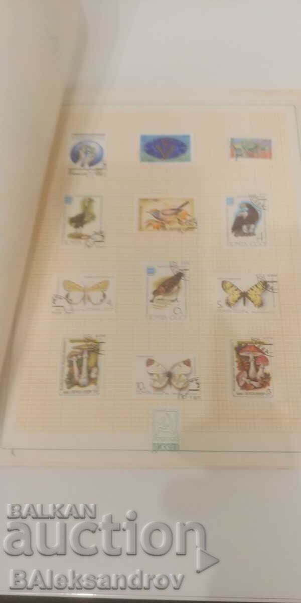 Delivery of Binder with stamps