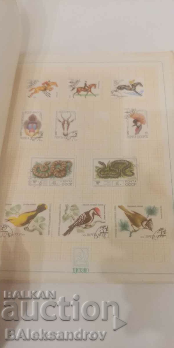 Binder with stamps - 5