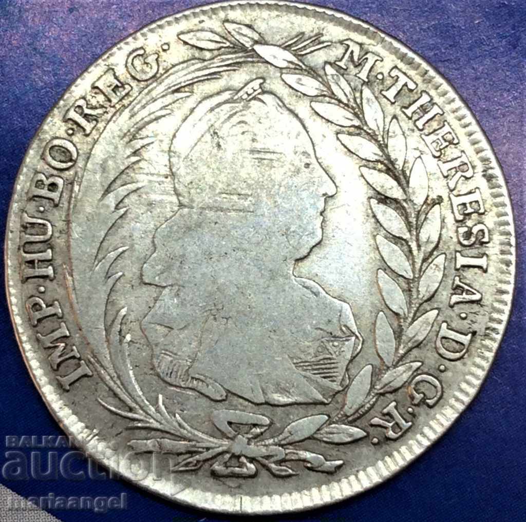 Austria 20 Kreuzer 1780 Maria Theresa silver