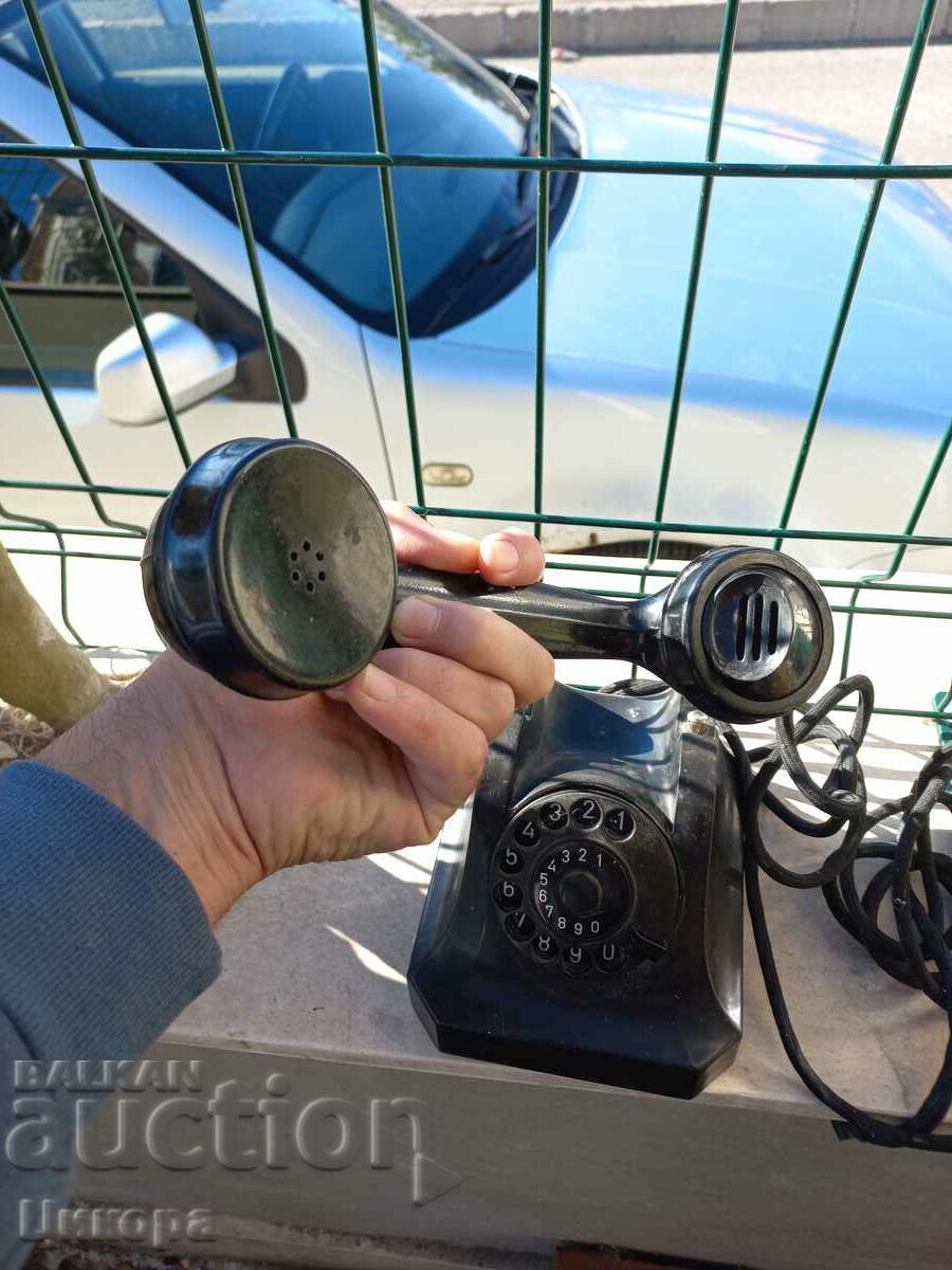 OLD BAKELITE TELEPHONE WITH WASHER with price 60.00 BGN | € 30.68 OLD BAKELITE TELEPHONE WITH WASHER with price 60.00 BGN | € 30.68
