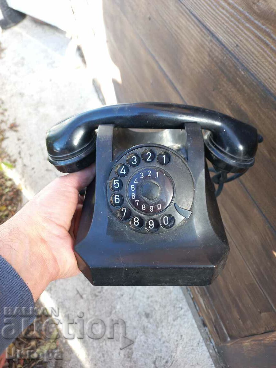 Auction OLD BAKELITE TELEPHONE WITH WASHER Auction OLD BAKELITE TELEPHONE WITH WASHER