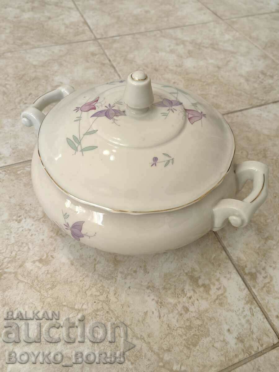 LARGE Soc BULGARIAN PORCELAIN BOWL with price 27.00 BGN | € 13.80