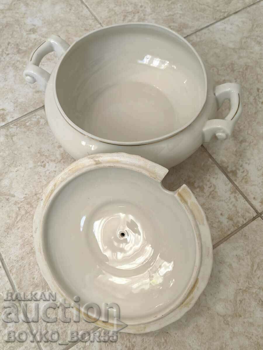 Auction  LARGE Soc BULGARIAN PORCELAIN BOWL