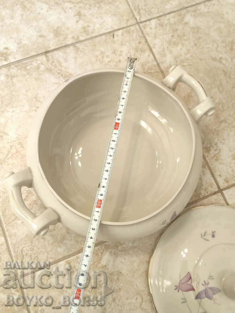 LARGE Soc BULGARIAN PORCELAIN BOWL - 6