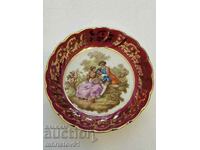 Collectible Limoges porcelain saucer