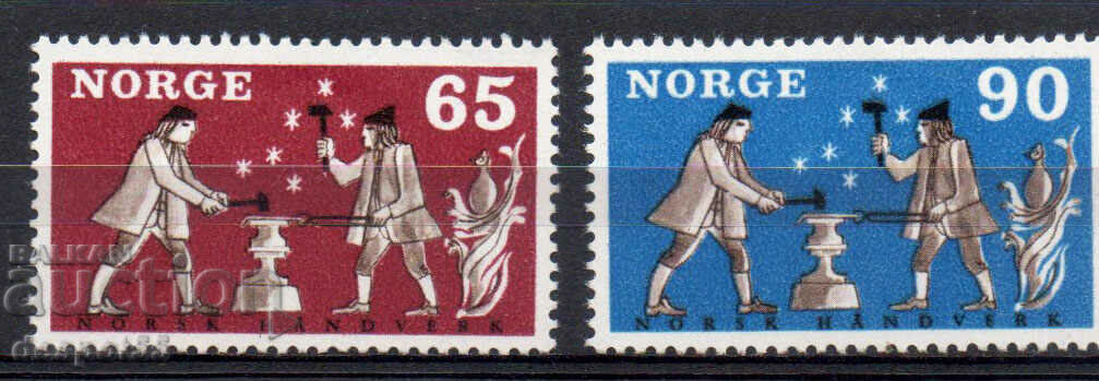 1968. Norvegia. meșteșuguri norvegiene.