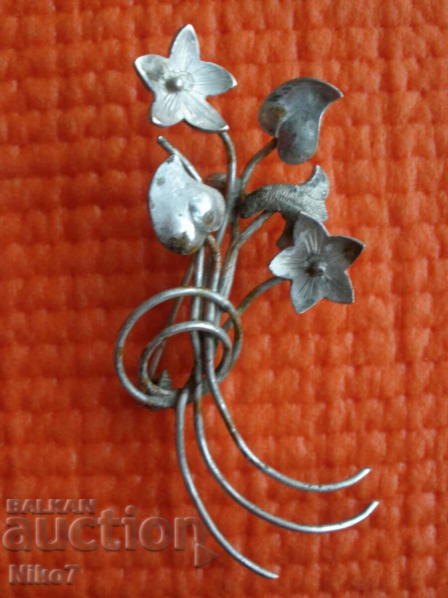 Antique silver brooch.