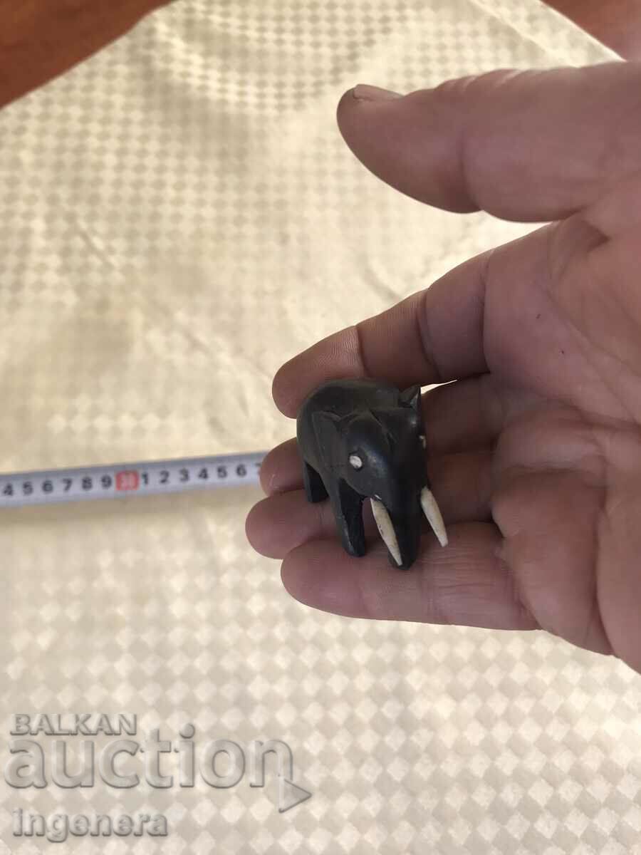FIGURA LEMN PLASTIC SCULPTURA STATUETA-ELEFANT cu preț 14.00 BGN | € 7.16