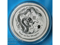 1 oz Lunar Year of the Dragon 2012