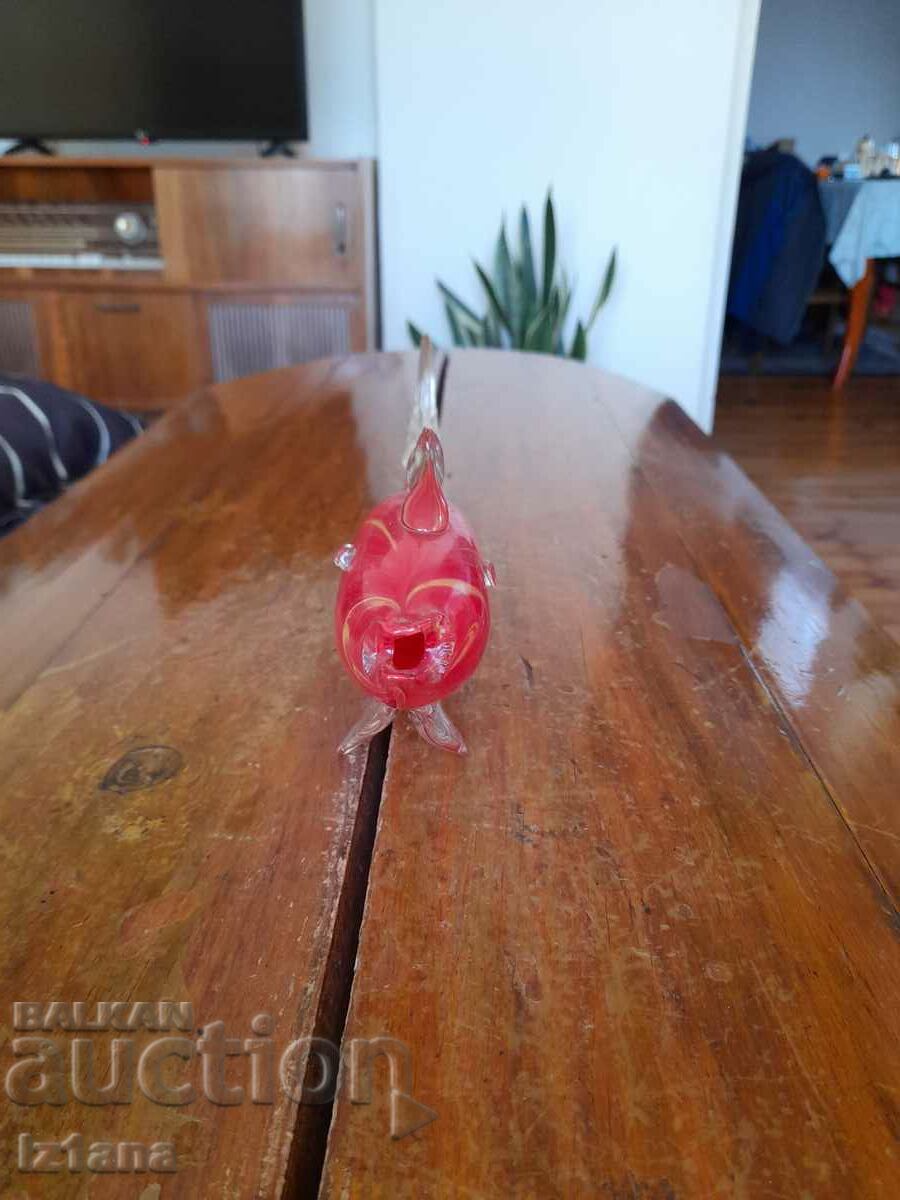 Стъклена фигура,фигурка,риба с цена 40.00 лв. | € 20.45