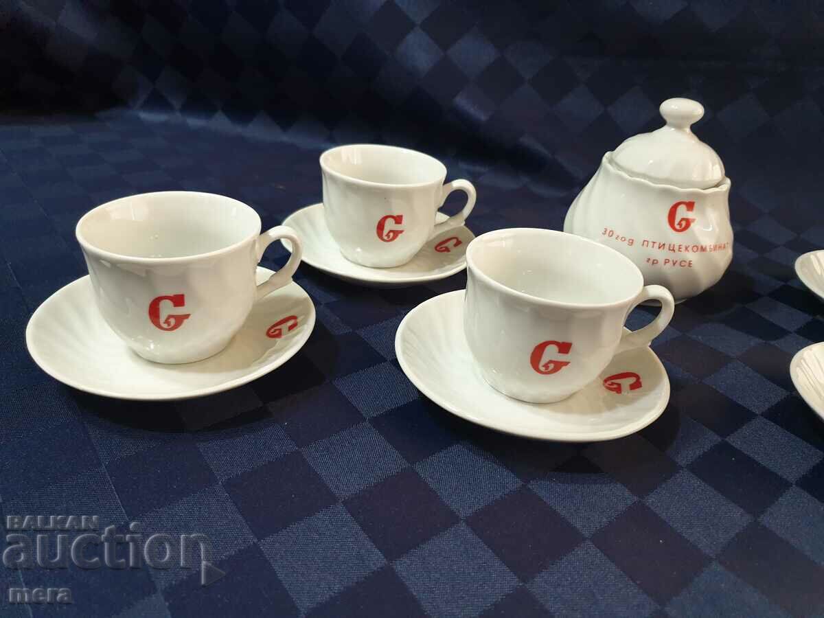 Jubilee porcelain coffee service with price 60.00 BGN | € 30.68 Jubilee porcelain coffee service with price 60.00 BGN | € 30.68